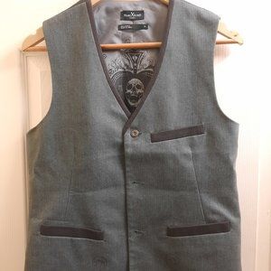 Sleek Marc Ecko grey vest (masculine cut)